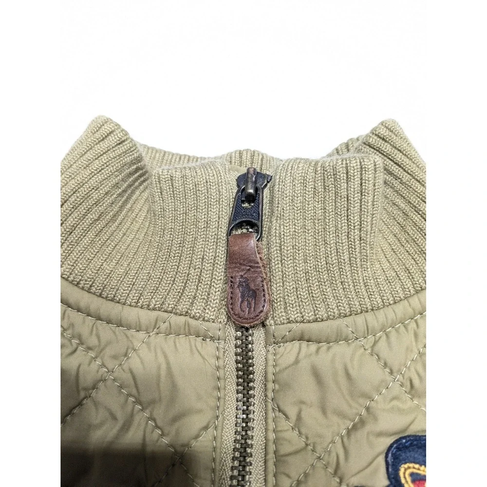 Ralph Lauren diamond stitched